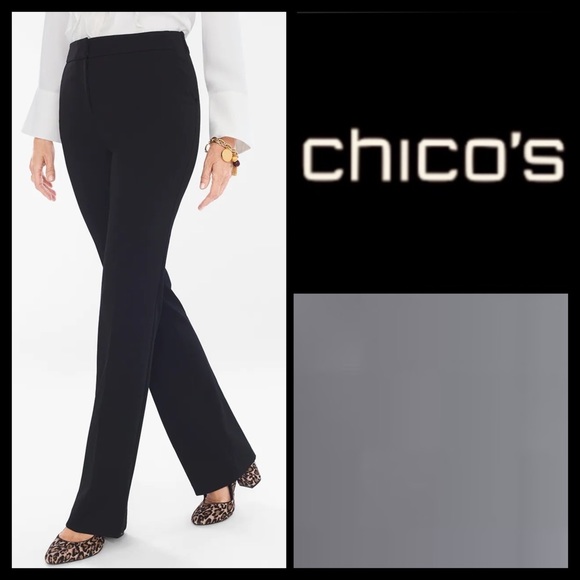 NWT Chico’s So Slimming Trouser in Gray - Picture 3 of 8